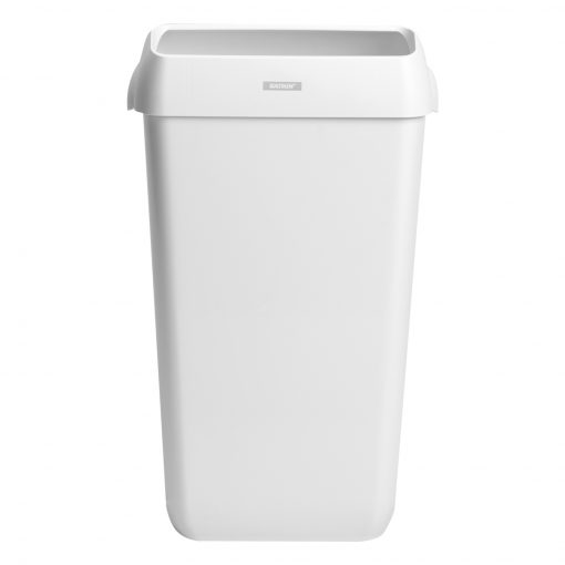 Abfallbehälter Katrin 50 Liter, weiß, Kunststoff, mit Abdeckung (Art. 90983)