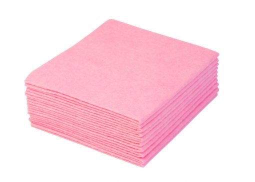 Vlies-Allzwecktuch, 450 Tücher, rosa, 125 g/m², 38x40 cm, Viskose/Propylen, 10 kg im Polysack (Art. 91002-S) – Bild 4