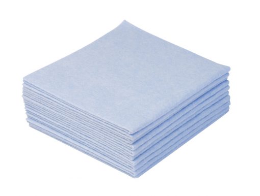 Vlies-Allzwecktuch, 450 Tücher, blau, 125 g/m², 38×40 cm, Viskose/Propylen, 10 kg im Polysack (Art. 91003-S) – Bild 3
