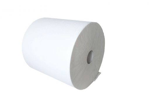 Putztuchrolle Brod 1000, 950 Blatt, 4-lagig, hochweiß, Zellstoff, 37x38 cm, 361 m, perforiert, 1 Rolle (Art. 30404) – Bild 5