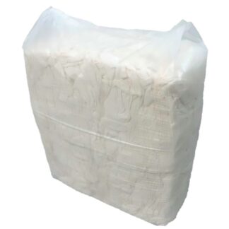 Neutrikot - Interlock - Putzppen, rohweiß, Baumwolle, 10 kg Sack