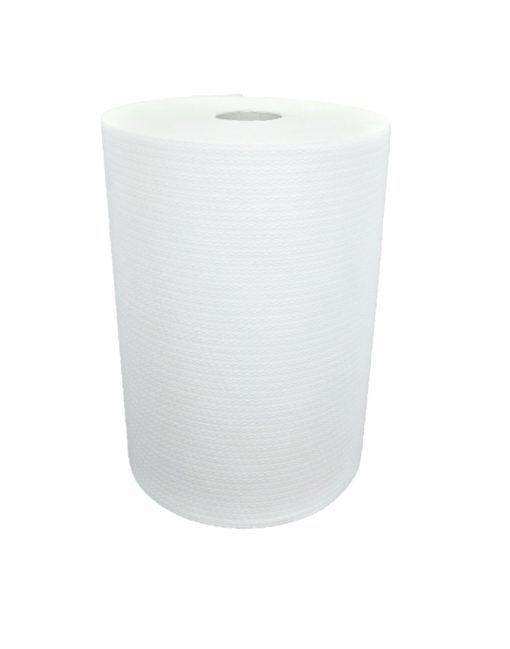 Brotex® Dry Soft 57, Airlaid Wischtuchrolle, Textilcharakter, 500 Blatt, einseitig geprägt, weiß, Zellstoff, 40x38 cm, 1 Rolle ( Art. 30131) – Bild 2