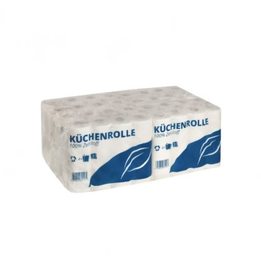 Küchenrolle Huchtemeier, 3-lagig, 50 Blatt, hochweiß, Zellstoff, 25x22,4 cm, 8x4=32 Rollen (Art. 90656-1) – Bild 4