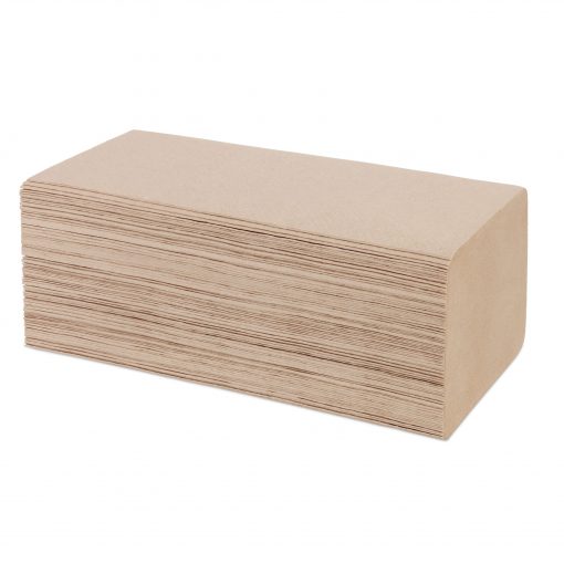 Falthandtücher FALK, Green Hygiene, 1-lagig, natur, Recyclingpapier (RC), V-Falz, 25x23 cm, 5000 Tücher (Art. 90523) – Bild 7