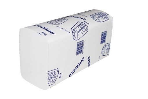 Falthandtuch Paperdi, 2-lagig, hochweiß, Zellstoff, N-Falz, 21x24cm, 3000 Tücher (Art. 90564-2) – Bild 2