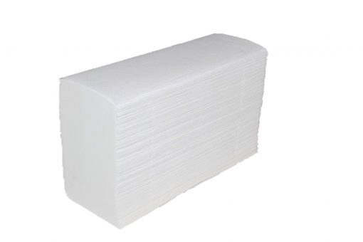 Falthandtuch Paperdi, 2-lagig, hochweiß, Zellstoff, N-Falz, 21x24cm, 3000 Tücher (Art. 90564-2) – Bild 3