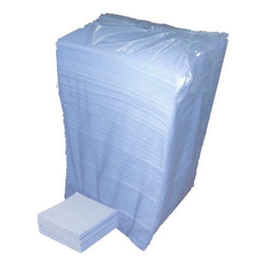 Vlies-Allzwecktuch, 450 Tücher, blau, 125 g/m², 38×40 cm, Viskose/Propylen, 10 kg im Polysack (Art. 91003-S)