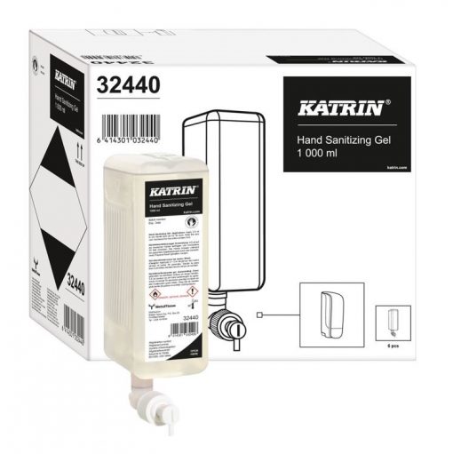 Katrin Handdesinfektionsgel, 1000 ml, 6 Kartuschen (Art. 70021)