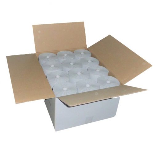 Handtuchrolle Brod natur 90,1-lagig, Recyclingpapier (RC), 24,5 breit, 90 m, unperforiert, 12 Rollen (Art. 90450) – Bild 5
