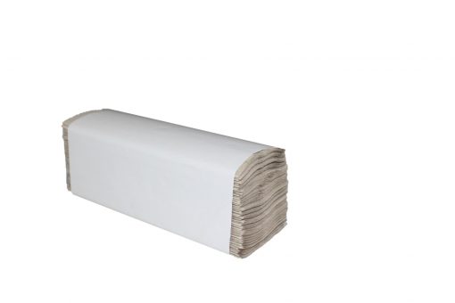 Falthandtuch Huchtemeier, 1-lagig, natur, Recyclingpapier (RC), C-Falz, 24,5x32 cm, 3648 Tücher (Art. 90537-1) – Bild 2