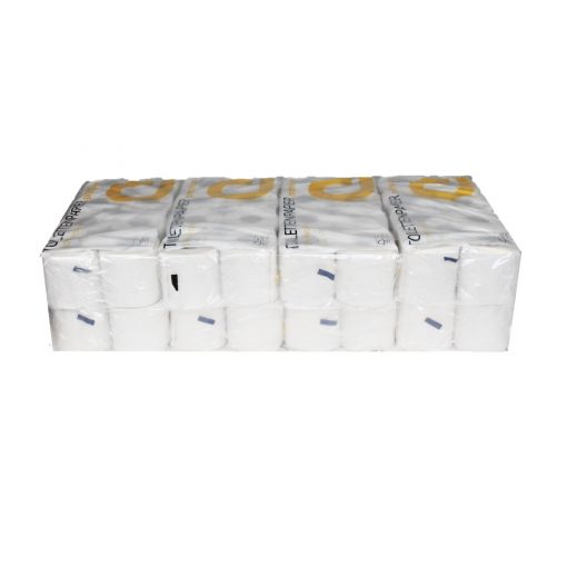 Toilettenpapier Huchtemeier, 2-lagig, weiß, Recyclingpapier (RC), 250 Blatt, 8x8=64 Rollen (Art. 90648) – Bild 3
