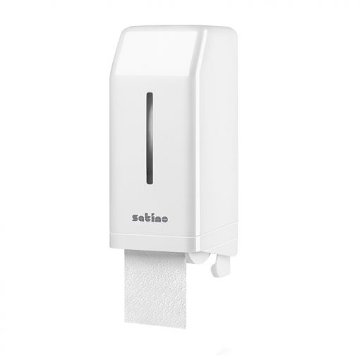 Toilettenpapierspender Satino System, weiß, Kunststoff, JT3-kompatibel, (Art. 90913)