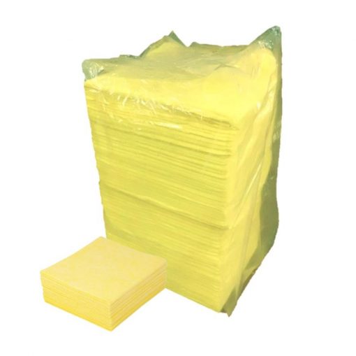 Vlies-Allzwecktuch, 450 Tücher, gelb, 125 g/m², 38×40 cm, Viskose/Propylen, 10 kg im Polysack (Art. 91004-S)