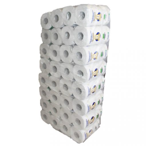 Toilettenpapier Paperdi Premium, 3-lagig, naturweiß, Recyclingpapier (RC), 250 Blatt, 8x8=64 Rollen (Art. 90631N-3) – Bild 6