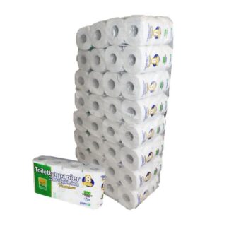 Toilettenpapier Paperdi Premium, 3-lagig, naturweiß, Recyclingpapier (RC), 250 Blatt, 8x8=64 Rollen