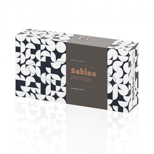 Kosmetiktücher Satino Prestige Flachbox, 2-lagig, hochweiß, 100 Tücher/Box (Art. 90660) – Bild 5