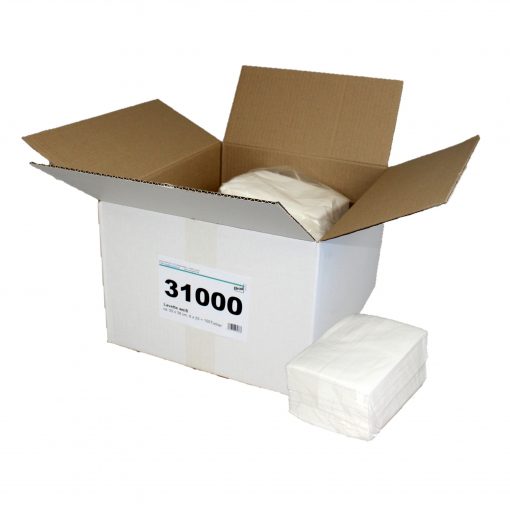 NOWOLIN® Extra Plus Lavette 80, 150 Tücher, Universaltücher mit Textilcharakter, Lochstruktur, weiß, Viskose/Polyester, 50x38 cm, 6x25=150 Tücher (Art. 31000)
