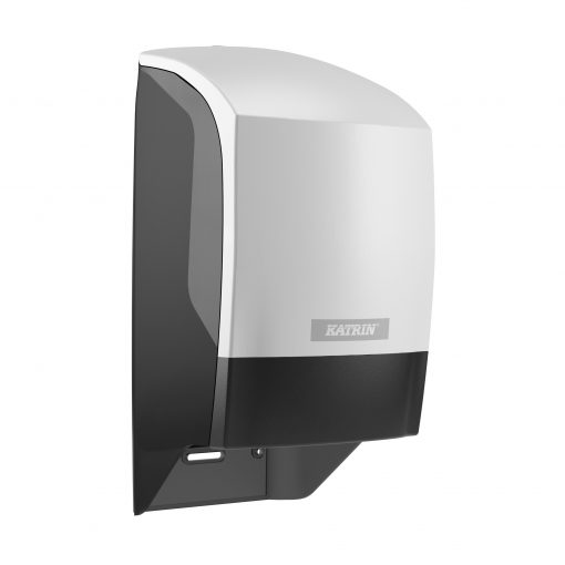 Toilettenpapierspender Katrin System, weiß, Kunststoff (Art. 90972)
