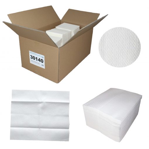 Brotex® Dry Soft 70, 500 Tücher, Airlaid Wischtücher, einseitig geprägt, weiß, Zellstoff, 30x34 cm, 500 Tücher (Art. 30140) – Bild 6