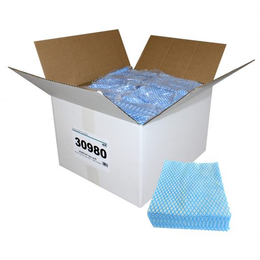 NOWOLIN® blau-weiß, Universaltücher, Viskose/Polyester, 30x34 cm, 20x50=1000 Tücher (Art. 30980)