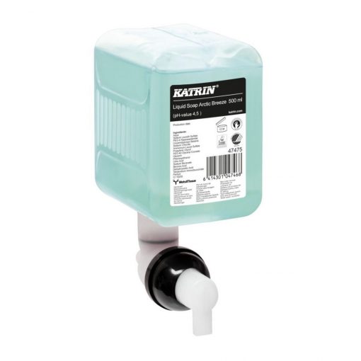 Seifencreme Katrin Green, grün, Birkenholzduft, 500 ml, 12 Kartuschen (Art. 70022)