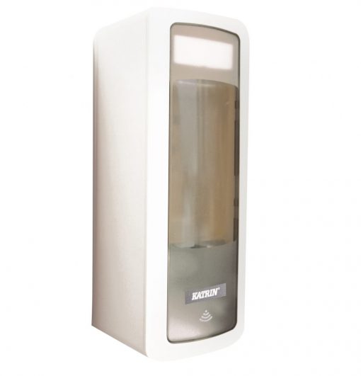 Seifenspender Katrin Touchfree, 500 ml, weiß, Kunststoff (Art. 90996)