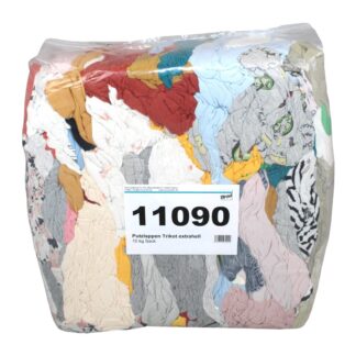 Poliertrikot Industrie-Putzlappen, extrahell, Baumwolle, 10 kg Sack