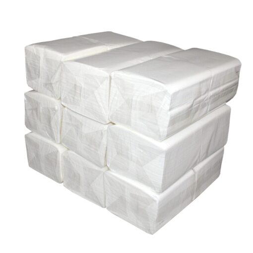 Servietten Huchtemeier, 1-lagig, weiß, Zellstoff, 32,5×32 cm, 1/4 Falz, 9×500=4.500 Stück (Art. 90610N) – Bild 6