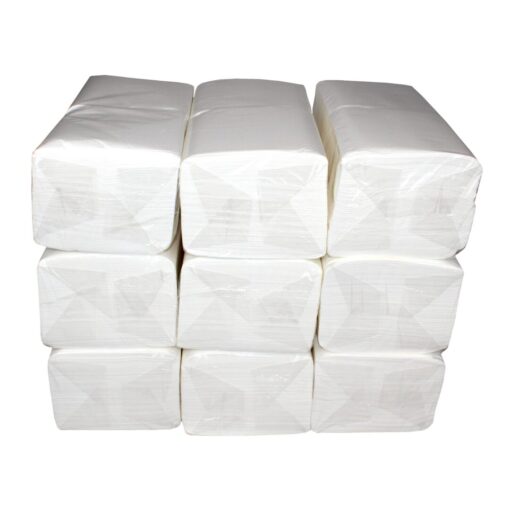 Servietten Huchtemeier, 1-lagig, weiß, Zellstoff, 32,5×32 cm, 1/4 Falz, 9×500=4.500 Stück (Art. 90610N) – Bild 7