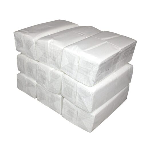 Servietten Huchtemeier, 1-lagig, weiß, Zellstoff, 32,5×32 cm, 1/8 Falz, 9×500=4.500 Stück (Art. 90620N) – Bild 6
