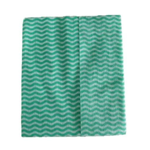 Allzwecktücher-Wischtücher-Spültücher, 1.000 Tücher, Lochstruktur, grün-weiß, Viskose-Polyester, ca. 25×38 cm, 20x50=1.000 Tücher  (Art. 30993) – Bild 3