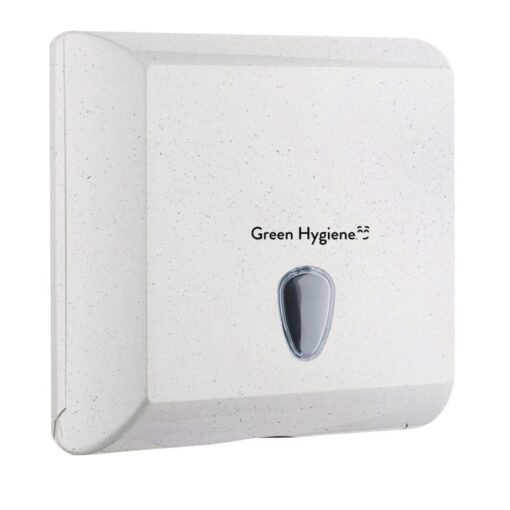 Falthandtuchspender "Hochstapler" Green Hygiene, weiß-meliert, Kunststoff (Art. 90870)