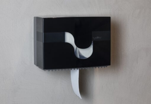 Toilettenpapierspender Celtex, Megamini, schwarz, Kunststoff (Art. 90881) – Bild 2