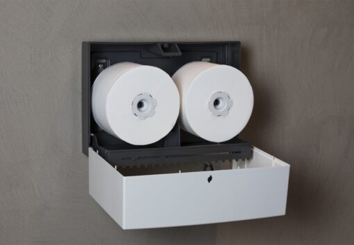 Toilettenpapierspender Celtex, Megamini, weiß, Kunststoff (Art. 90891) – Bild 4