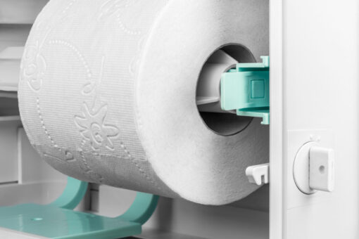 Toilettenpapierspender Satino, weiß, Kunststoff, MT1-kompatibel (Art. 90929) – Bild 2