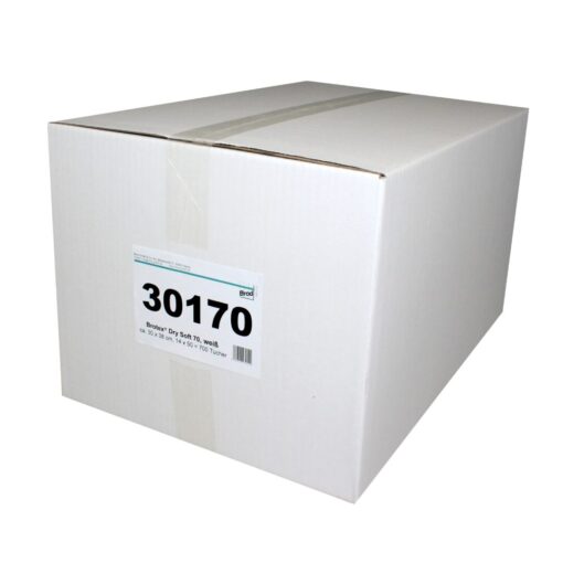 Brotex® Dry Soft 70, 700 Tücher, Airlaid Wischtücher, einseitig geprägt, weiß, Zellstoff, 30x38 cm (Art. 30170) – Bild 3