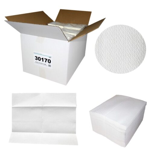 Brotex® Dry Soft 70, 700 Tücher, Airlaid Wischtücher, einseitig geprägt, weiß, Zellstoff, 30x38 cm (Art. 30170) – Bild 2