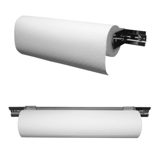Ärzterollenhalter-Rollenhalter für Liegenabdeckung, Edelstahl verchromt, bis max. 65 cm Breite (Art. 30901) – Bild 3