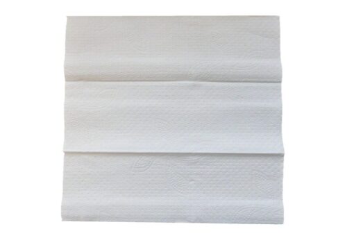 Falthandtuch Katrin Non Stop M, 2-lagig, weiß, Recyclingpapier (RC), N-Falz, 24x24 cm, 4000 Tücher (Art. 90563) – Bild 6