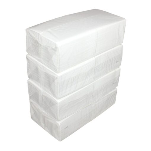 Servietten Huchtemeier, 2-lagig, weiß, Zellstoff, 32,5x32,5 cm, 1/8 Falz, 4x250=1000 Stück (Art. 90608N) – Bild 4