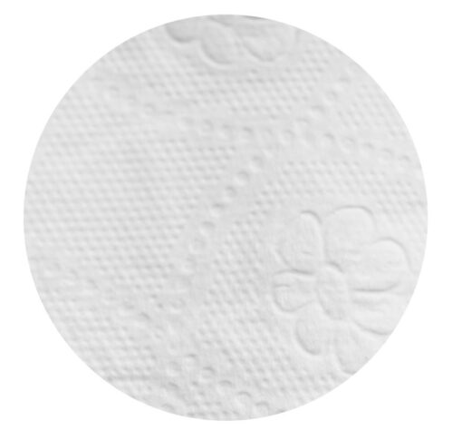 Toilettenpapier Huchtemeier, 4-lagig, weiß, Zellstoff, 150 Blatt, 9x8=72 Rollen (Art. 90635N-1) – Bild 3
