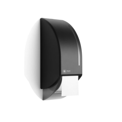 Toilettenpapierspender BlackSatino, schwarz, für 2 Klein-, oder Kompaktrollen, Kunststoff (Art. 90873)