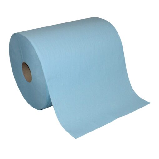 Putztuchrolle Lucart Skytech 2.1000 XL, 1000 Blatt, 2-lagig, blau, Recyclingpapier (RC), 36x36 cm, 360 m, perforiert, 2 Rollen (Art. 30400-2) – Bild 6