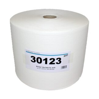 Brotex® Dry Soft 70, Airlaid Wischtuchrolle, 500 Blatt, weiß, 27x38 cm, 500 Blatt