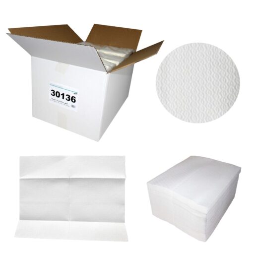 Brotex® Dry Soft 57, 700 Tücher, Airlaid Wischtücher, einseitig geprägt, weiß, Zellstoff, 30x38 cm, 20x35=700 Tücher ( Art. 30136) – Bild 2