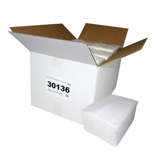 Brotex® Dry Soft 57, 700 Tücher, Airlaid Wischtücher, einseitig geprägt, weiß, Zellstoff, 30x38 cm, 20x35=700 Tücher ( Art. 30136)
