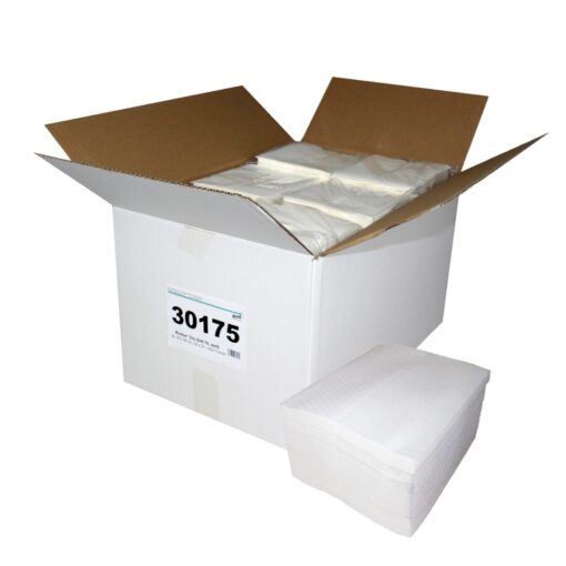 Brotex® Dry Soft 70, 600 Tücher, Airlaid Wischtücher, einseitig geprägt, weiß, Zellstoff, 30x38 cm, 600 Tücher im Karton (Art. 30175)