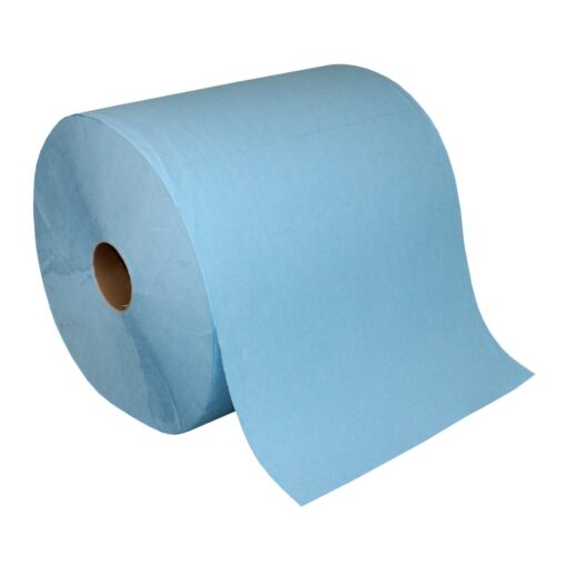 Putztuchrolle Lucart Skytech 3.1000 XL, 3-lagig, 1000 Blatt, blau, Recylingpapier (RC), 36x36 cm, 360 m, perforiert, 1 Rolle (Art. 30385-2) – Bild 5