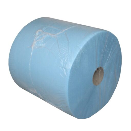 Putztuchrolle Lucart Skytech 3.1000 XL, 3-lagig, 1000 Blatt, blau, Recylingpapier (RC), 36x36 cm, 360 m, perforiert, 1 Rolle (Art. 30385-2) – Bild 3
