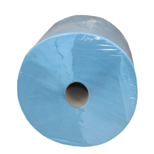 Putztuchrolle Lucart Skytech 3.1000 XL, 3-lagig, 1000 Blatt, blau, Recylingpapier (RC), 36x36 cm, 360 m, perforiert, 1 Rolle (Art. 30385-2) – Bild 4